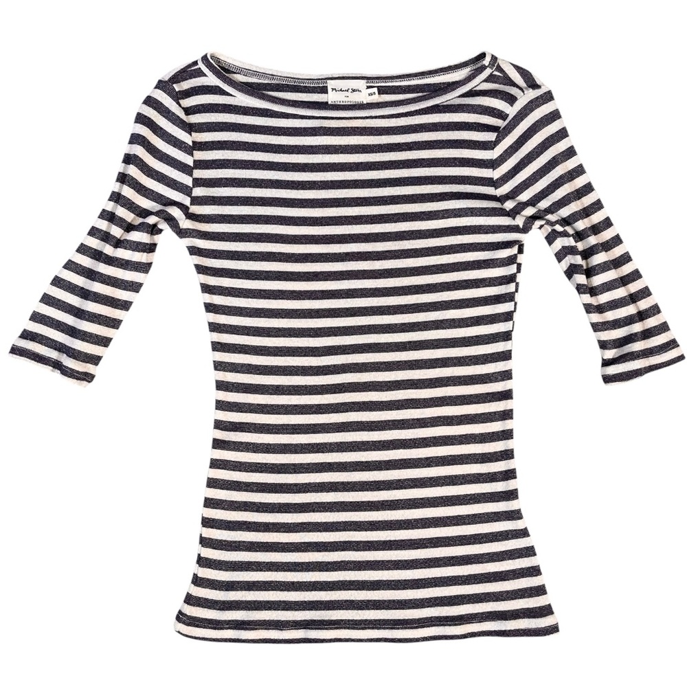 Michael Stars for Anthropologie Blue/White Striped Top‎ Size XS/S
